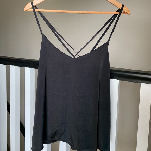 Hollister Black Silky Tank - Picture 1 of 2
